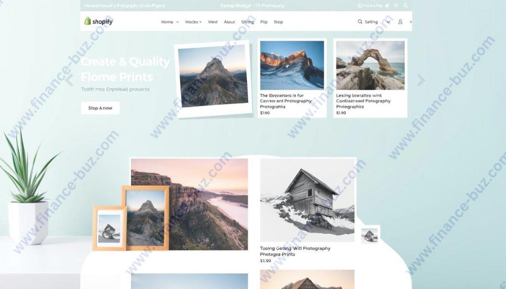 Create a Shopify store for selling photography prints and digital downloads. Create a Shopify store for selling photography prints and digital downloads.